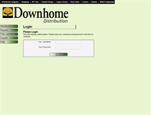 Tablet Screenshot of downhomeinc.com